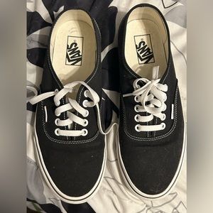 Black mens vans sneakers
